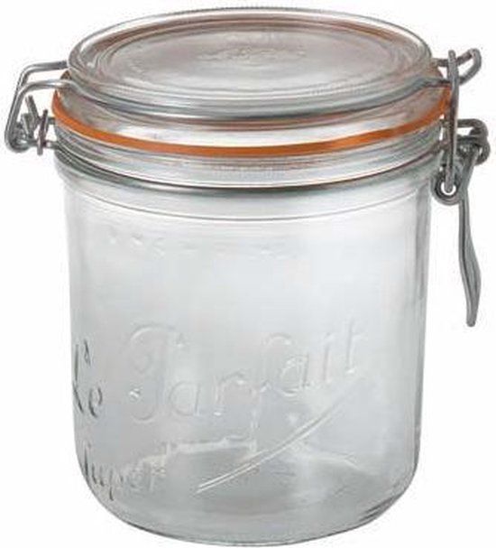Le Parfait Super Weckpot - Ø 100 mm - 750 ml - Set van 6
