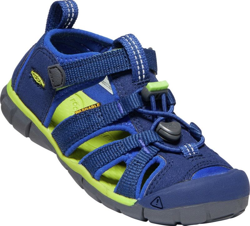 KEEN Seacamp II CNX Sandalen Kinderen - blue depths/chartreuse 2020 US 13 | EU 31