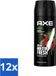Axe Déodorant en spray pour le corps 48h Non Stop Fresh Africa Mandarin & Sandalwood 150 ml economy pack 12 pièces