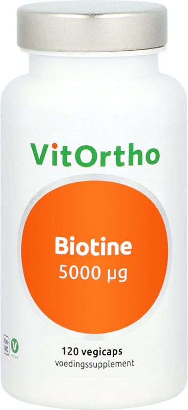 VitOrtho Biotine 5000 mcg - 120 capsules