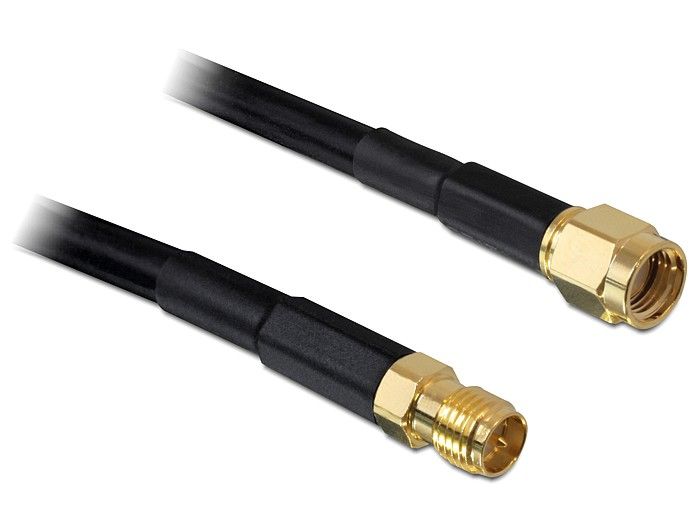 DeLOCK 15m CFD200 Kabel - Zwart