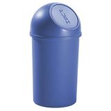 helit H2401134 - Push-afvalbak „the flip“ 13 L blauw