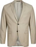 JACK&JONES JPRSOLARIS BLAZER NOOS Heren Colberts Pure Cashmere Polyester Wol Viscose Slim Fit Zakelijk Lange mouw Effen