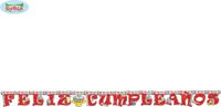 Guirca Fiestas Guirca Letterslinger "Feliz Cumpleaños" Folie 200 Cm Multicolor