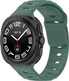 Strap-it Outdoor siliconen smartwatch bandje - groen