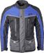 GMS-Moto Twister Neo, veste textile imperméable, Noir/Gris/Bleu, M
