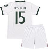 Official Fanwear Real Madrid Voetbaltenue - Arda Güler - Thuis Voetbal Tenue Kinderen - Maat 152 - Seizoen 2026/2027 - Shirt en Broekje - Wit