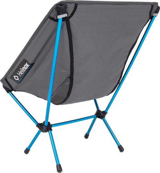 Helinox Chair Zero Campingstoel - Zwart/Blauw - 120 kg Draagvermogen