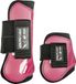 HKM Peesbeschermers + Strijkkappen Set Roze/Zwart Cob/Full