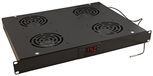Waytex 37349 dienblad met 4 ventilatoren met thermostaat 19 inch