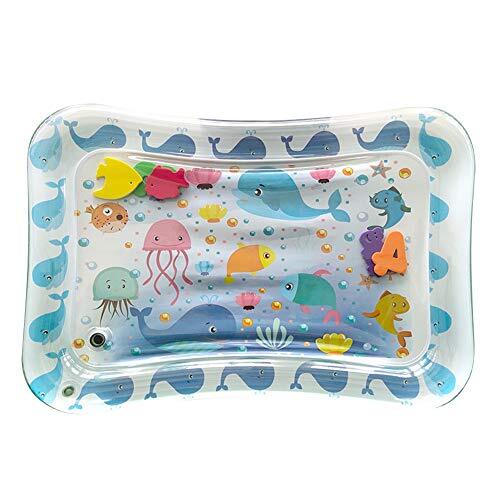 Cuque Juli Zomer Geschenken Baby Ice Pad, Maakt Leren PVC Felgekleurde Speelgoed Baby Water Mat, Marine Life Mat 19,7 * 27,6 inch Baby Ice Pad voor Meisjes Pasgeboren Jongens