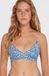 O'Neill BAAY TOP Yellow Animal Blur Fantasie Sans Manches Balconette bikini