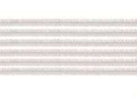 Glorex Hobby Chenilledraad - 20x - blanc - 50 cm