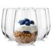 Glasmark KROSNO 1992 Set Van 6 Ijsbekers Van Transparant Glas Ijsglazen Dessertglazen Vaatwasmachinebestendig 330 ml