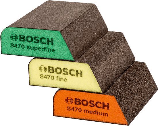 Bosch Set van drie schuursponzen