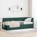 Maison Exclusive - Cadre de lit d'angle avec matelas, 2 pièces. Vert foncé, 80 x 200 cm, velours