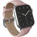 Burga Genuine Leather Band - Apple Watch | 44/45/46/49 mm / Universeel 20 mm aansluiting - Pillow Talk / Silver