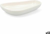Quid Snackdienblad Keramisch Wit (12,5 cm) (Pack 12x)