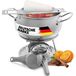 Merkloos Roestvrijstalen Feuerzangenbowle Set met Pot en er