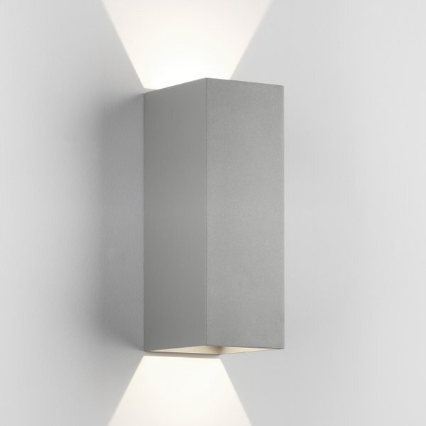 Astro Oslo 255 wandlamp 1x7,9W/LED 3000K 365lm IP65 aluminium grijs structuur 1298023