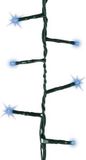 Lumineo Kerstverlichting twinkle blauw - lichtsnoer - 16 m - binnen/buiten - 750 LEDs