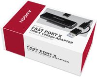AXAGON ADSA-FPX USB-C 10Gbps - SATA 6G 2.5 /3.5 SSD/HDD FAST PORT X adapter incl. AC ad.
