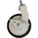 Siso TACITUS Roulette de meuble en métal avec douille de 8 mm, Ø73.5 Capacité de charge 12 kg Blanc avec frein