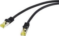 Renkforce RF-4995166 RJ45 Netwerkkabel, patchkabel CAT 6a (losse kabel CAT 7) S/FTP 10.00 m Zwart TPE-mantel, Flexibel,
