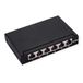 Roline Mini-Patchpanel, Cat.6A/Kl.EA, 0,5HE, 6x RJ45 Ports, geschirmt, zwart