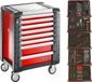 Facom Gereedschapswagen 8 laden, met 5 gevulde laden (FOAM MODULES) - Rood - JETCMM175BNL