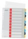 Leitz 12470000 Cosy A4 Maxi Printbare Numerieke Tabbladen 1-10 Polypropyleen (PP)