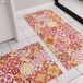 PETTI Artigiani Italiani Keukenloper, antislip, wasbaar, loper, keuken, 52 x 80 cm, design Vietri rood, 100% Made in Italy