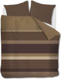 Beddinghouse Fera dekbedovertrek - Tweepersoons - 200 x 200/220 cm - Bruin