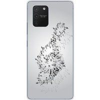 Samsung Galaxy S10 Lite Valse des notes Bedrukt siliconen hoesje
