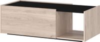 Germania Salontafel Grillo 112x53cm met opbergruimte - eikdecor/zwart