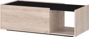 Germania Salontafel Grillo 112x53cm met opbergruimte - eikdecor/zwart