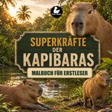 Superkräfte der Kapibaras - Malbuch für Erstleser