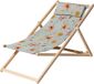 Ld Madison Houten strandstoel ca.120x55cm Florina orange