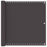 vidaXL Balkonscherm Antracietkleurig 75 x 700 cm HDPE