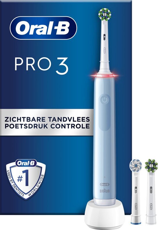 Oral-B Oral-B Pro 3 3770 - Elektrische Tandenborstel - Blauw