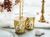 PartyDeco 6 glanzende mokken voor de 60e verjaardag 220 ml