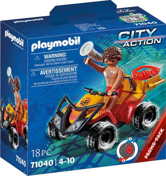 PLAYMOBIL City Action Badmeester quad - 71040 | 4+ jaar