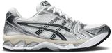 Asics Gel-Kayano 14 Baskets, Blanc/Graphite/Gris, 43.5