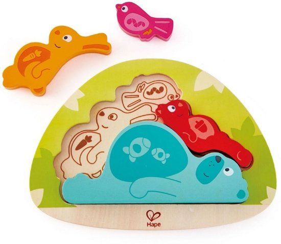 Hape Puzzel Wij zijn vol - Hout - Multicolor
