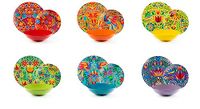Excelsa Mexican Flowers Bordenservies, 18-delig, porselein en aardewerk, kleurrijk decor, voor 6 personen