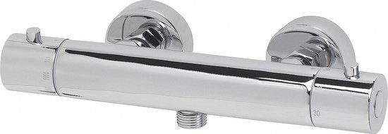 Wiesbaden Rio Thermostatische Douchekraan - 12 cm - Chroom