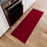 Ottomanson Ottohome Collection gangloper met rubberen rug, 67 x 183 cm, rood