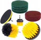 MARPOL Brosse de nettoyage, 10 pièces, embout de brosse pour perceuse