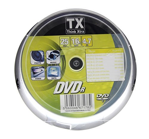 - DVD-R (Campana Pz.25) (16x 4,7 gb) 4,7 GB DVD-R 25