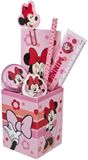 Undercover Bureauset Minni Mouse - 7dlg. Roze Kunststof